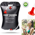 Переносний похідний мобільний душ портативний для дачі та кемпінгу Camp Shower на 20 літрів чорний