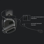 Активные наушники на каску с микрофоном Earmor M32H Black + Premium крепление (15026kr) - изображение 4