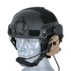 Активные наушники с гарнитурой на шлем Earmor M32H Coyote Brown + Тангента PTT Z125 (15028ptt) - изображение 5