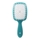 Расческа для волос Janeke Superbrush Бирюзовая с белым