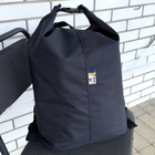 Сумка дорожная тактическая, туристический рюкзак 25 л Черный MELGO влагозащитный вещевой мешок - изображение 4