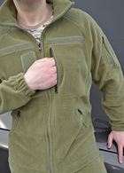 Флісовий костюм з липучками тактичний Хакі 50 (id291r50) - зображення 5