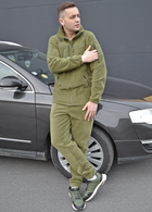 Флісовий костюм з липучками тактичний Хакі 52 (id291r52) - зображення 9