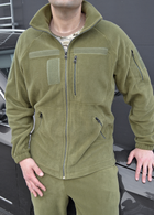 Флісовий костюм з липучками тактичний Хакі 48 (id291r48) - зображення 4