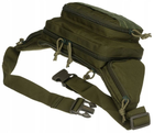 Тактическая сумка на пояс 410*170*90мм поясной рюкзак PETERSON 716-02-8992-Army-Green - изображение 4