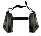 Активні навушники для стрільби Sordin Supreme Pro X Neckband Green із заднім тримачем - зображення 2