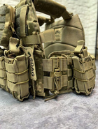 Тактическая плитоноска Asdag Пиксель с системой быстрого сброса и подсумками / Разгрузочный жилет с системой MOLLE - изображение 6