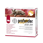Капли на холку для кішок Bayer «Profender» (Профендер) від 5 до 8 кг, 2 піпетки від глистів