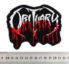 Нашивка Neformal Obituary blood logo фигурная 12x9.7 см (N0104-2147)