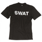 Футболка Swat Mil-Tec Black M Тактическая мужская - изображение 1