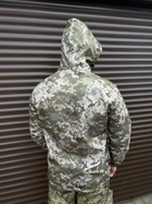 Тактическая куртка летняя soft shell пиксель Premium, Куртка пиксель, Куртка софтшелл ВСУ пиксель 50р. - изображение 5