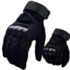 Тактичні рукавички з закритими пальцями, Чорний, M - зображення 3