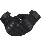 Тактичні рукавички з закритими пальцями, Чорний, M - зображення 4