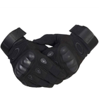 Тактические перчатки с закрытыми пальцами, Черный, XL - изображение 4