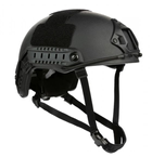 Баллистическая шлем-каска Fast черного цвета стандарта NATO (NIJ 3A) M/L - изображение 1