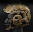 Комплект Активные наушники Earmor M32 MOD3 + Крепления на шлем «Чебурашка» Койот - изображение 3