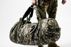 Баул рюкзак сумка тактическая Пиксель 100 литров. Оксфорд 600-D водонепроницаемый - изображение 8