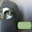 Легкая балаклава-подшлемник летняя мужская женская с прорезью для глаз CHAMPION Черная (9198) - изображение 5
