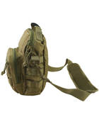 Сумка на плече KOMBAT UK Hex Stop Explorer Shoulder Bag Uni койот (kb-hsesb-coy) - изображение 3
