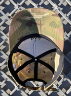 Тактическая Кепка мультикам ВСУ, Бейсболка multicam с оливковым трезубцем, Летняя армейская кепка регулируемая - изображение 4