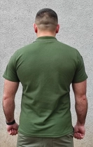 Поло військове тактовне Eva Military колір хакі розмір XL - зображення 5