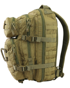 Тактичний рюкзак KOMBAT UK Hex - Stop Small Molle Assault Pack Uni койот (kb-hssmap-coy) - зображення 3