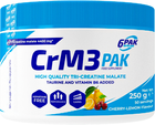 Kreatyna 6PAK Nutrition CrM3 PAK 250 g Cherry-lemon (5906660531029) - obraz 1