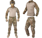 Тактичний демісезонний військовий костюм G3 штани, убакс, наколінники+налокітники, р.S - зображення 2