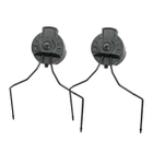 Активні стрілецькі навушники на шолом Opsmen Earmor M31H Olive + Premium кріплення Чебурашка (127750kr) - зображення 7