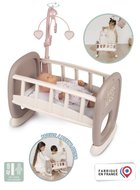 Колиска Smoby Toys Baby Nurse з мобілем Сіро-біла (220372) (3032162203729) - зображення 3