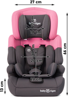 Fotelik samochodowy Baby Tiger Mali Pink (BTFMALIPNK0000) - obraz 13