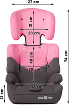 Fotelik samochodowy Baby Tiger Mali Pink (BTFMALIPNK0000) - obraz 14