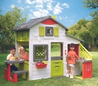 Будинок для друзів Smoby Toys з літньою кухнею дверним дзвінком і столиком 217х155х172 см (810202) - зображення 4