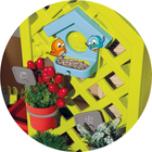 Будинок Smoby Toys Садовий з кашпо та годівницею (810405) - зображення 5