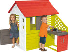Smoby Toys Słoneczny domek z letnią kuchnią (7600810713) - obraz 2