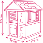Будинок Smoby "Кололле" з розсувними віконницями 98 х 110 х 127 см (810720) - зображення 2