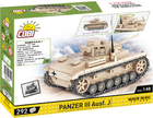 Klocki konstrukcyjne Cobi II Wojna Światowa Czołg Panzer III 292 elementy (COBI-2712) - obraz 1