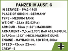 Klocki konstrukcyjne Cobi II Wojna Światowa Czołg Panzer IV 390 elementów (COBI-2714) - obraz 4