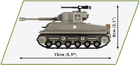 Конструктор Cobi Друга Світова Війна Танк M4 Шерман 320 деталей (COBI-2711) - зображення 6