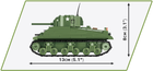 Конструктор Cobi Друга Світова Війна Танк M4 Шерман 312 деталей (COBI-2715) - зображення 6