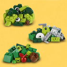 Zestaw klocków LEGO Classic Zielone klocki kreatywne 60 elementów (11007) - obraz 8