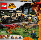 Zestaw klocków LEGO Jurassic World Transport pyroraptora i dilofozaura 254 elementy (76951) - obraz 1