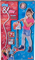 Instrument muzyczny Simba Toys Mikrofon ze statywem 130 cm ze złączem do odtwarzacza MP3 (106834432) - obraz 1