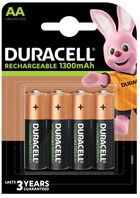 Акумулятор Duracell HR6 (AA) 1300mAh уп. 4 шт (6832572)
