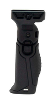 Передня рукоятка DLG Tactical (DLG-048) складна на Picatinny (полімер) чорна - зображення 6
