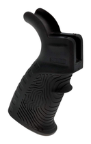 Пистолетная рукоятка DLG Tactical (DLG-123) для AR-15 (полимер) обрезиненная, черная - изображение 2