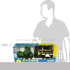 Іграшка Bruder Трактор із системою захоплення John Deere з причепом і колодами (02133) - зображення 3