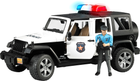 Zabawka Bruder Jeep Wrangler Unlimited Rubicon Police z figurką policjanta (02526) - obraz 1