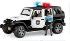 Zabawka Bruder Jeep Wrangler Unlimited Rubicon Police z figurką policjanta (02526) - obraz 2