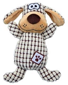 М'яка іграшка для собак Собака в клітинку без пищалки Trixie Dog Plush Toy 26 см (4011905359779)